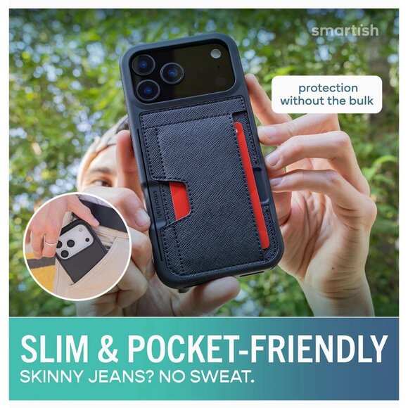 Smartish Wallet Slayer Vol. 2 Case for iPhone 17 Pro Max NEW - Picture 8 of 11